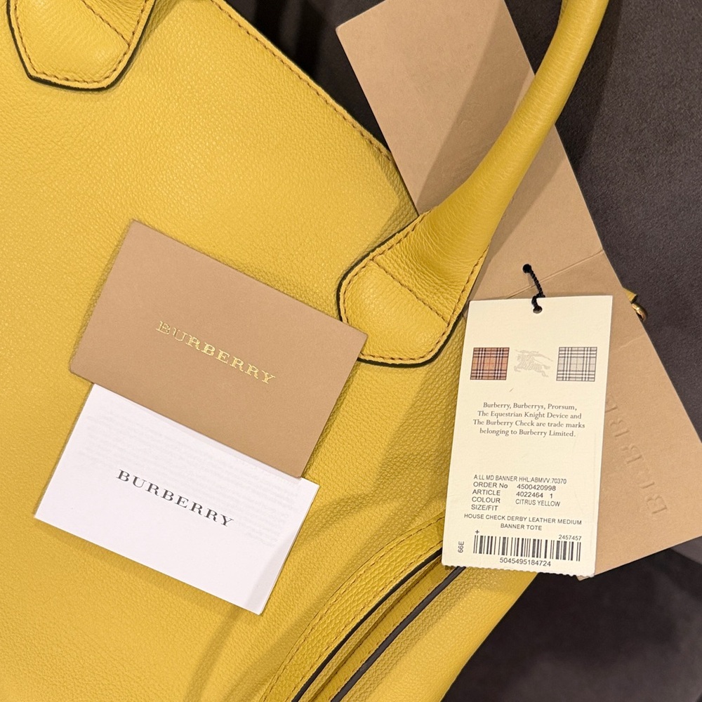 Burberry Banner House Check Derby Medium Satchel NWT - Picture 13 of 14